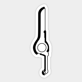 Minimalist Monado Sword Xenoblade Chronicles Sticker